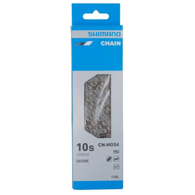 Shimano HG54 10-fach Kette - 10v Mountainbike Gruppe - Silber - 116 Glieder