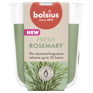 Bolsius Duftglas 80 73 wahre Düfte Rosmarin | 3 Stück