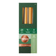 Gotische Kerzen 245 24 4x Metallic Golden Orange