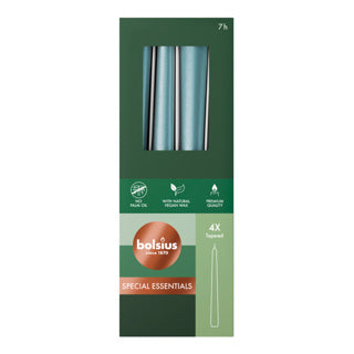 Gotische Kerzen 245 24 4x Metallic Blue