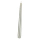 Gothische Kerzen 245 24 4x Metallic White Silber