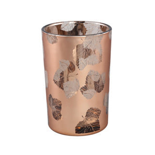 Ptmd Laterne Kamala l braun bronzefarben 18 cm | 2 Stk