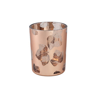 Ptmd Laterne Kamala m braun bronzefarben 12,5 cm | 6 Stück