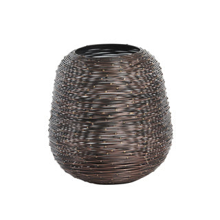 Leichte Wohnlaterne Esira antikkupferfarben 18 cm