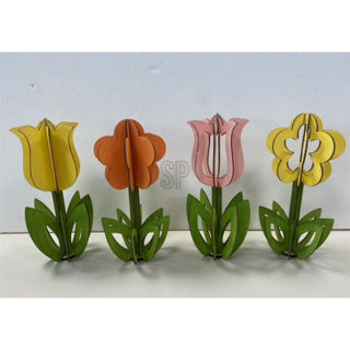Blume stehend 21 cm 4 Stücke