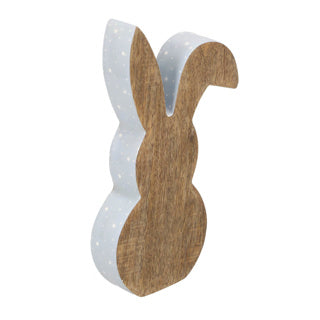 Kein Markenhase Holz weiß 25 cm | 2 Stk