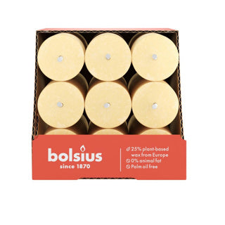 Bolsius Bolsius Dinner Kerze rustikaler Hafer Beige