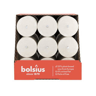 Bolsius Bolsius Dinner Kerze rustikal sandig grau