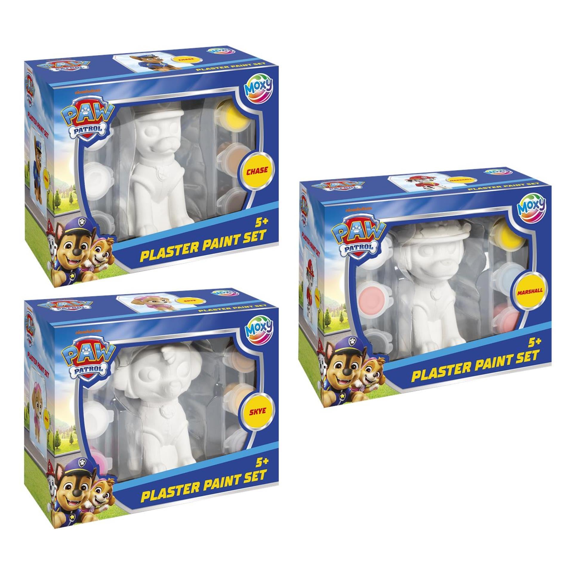 Moxy Paw Patrol Gipsabdruck und Bemalung