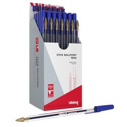Kugelschreiber Niceday SBM1.0 blau 0,4 mm 50 Stück
