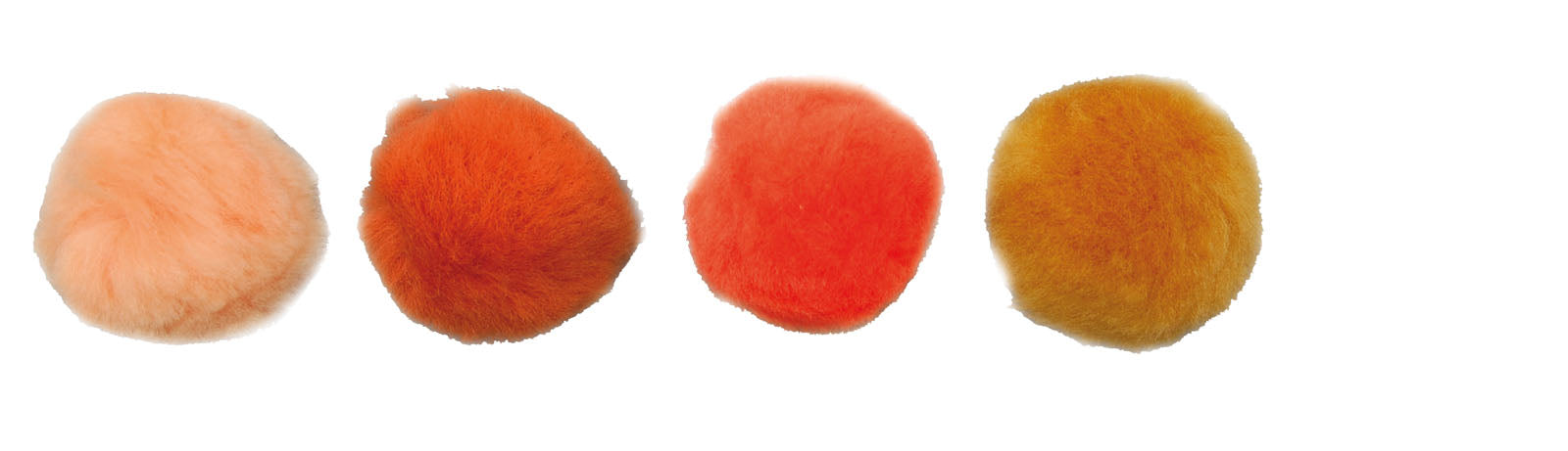 Vaessen creative • Pompons 10-40 mm 100 Stück orange
