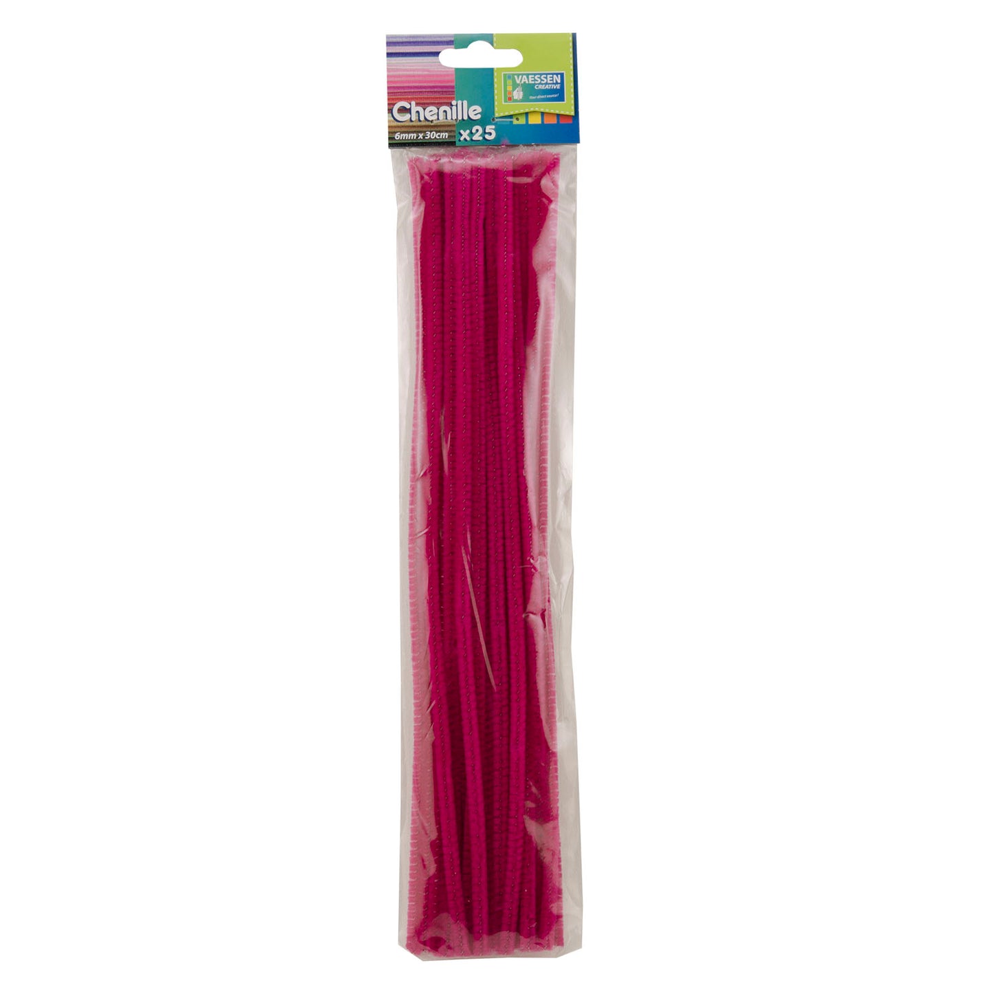 Vaessen creative • Chenilledrähte 6mm 25 Stk. 30cm Fuchsia