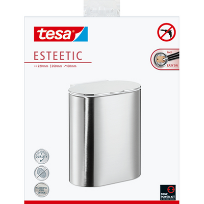 Tesa 1066813 – esteetischer Kosmetikabfallbehälter | 1 Stk