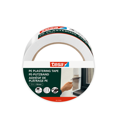 Tesa 1067558 – Abdeckband, PE weiß 33 Meter 50 mm | 6 Stück