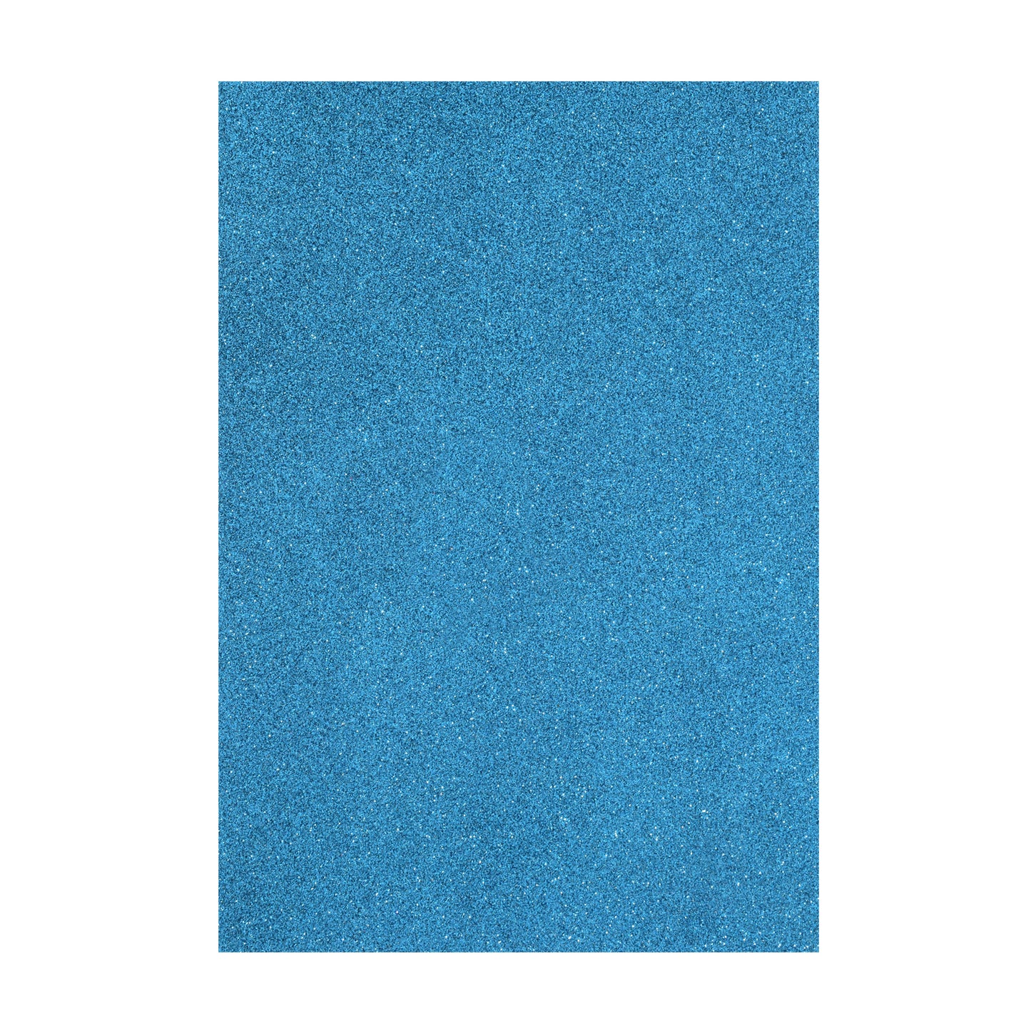 Vaessen creative • Schaumstoff 2 mm A4 10 Stück Glitzer hellblau