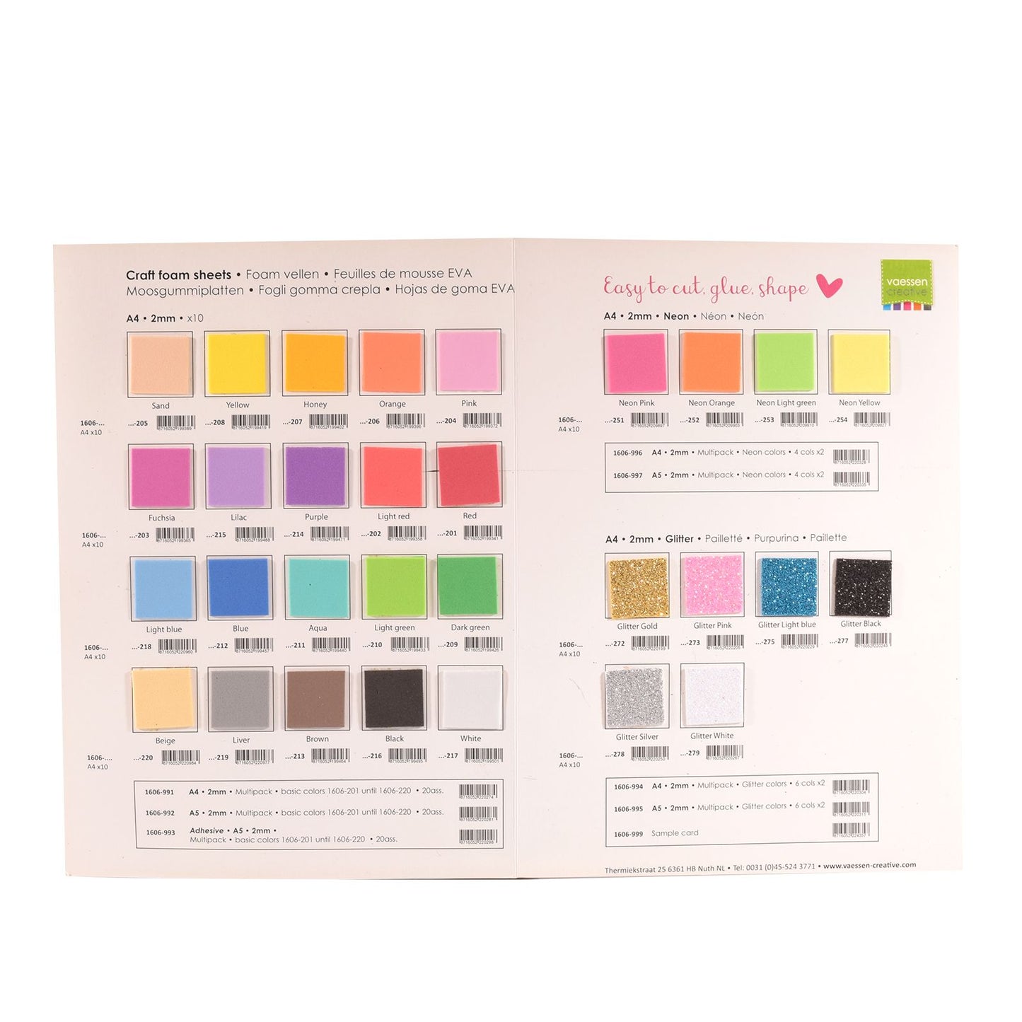 Vaessen Creative • Schaumstoffplatten zum Basteln