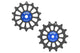 Sram Kugelumwerfer-Laufräder-Set, 12 Gänge, Cross 14, 14 Zähne, schwarz