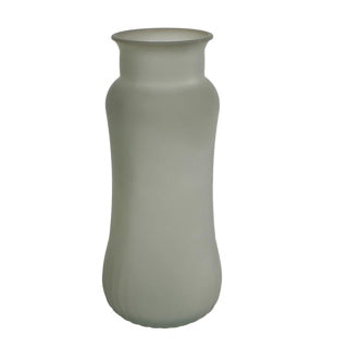 Vase Redondo Green und Matt Green Glass