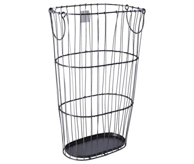 Korb Jill Grey Metal 17x28x43cm