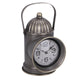 Uhr Laternen -Messing -Metall 13,5x19x26,5 cm