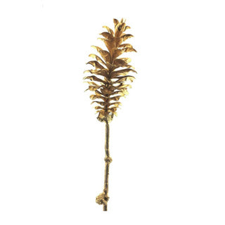 Kunstzweig Kiefernkegel Gold 64 cm