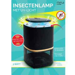 Mesa lebende Insektenlampe mit UV -Licht