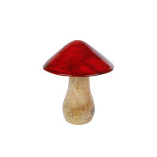 Skulptur -Pilz -Mango 10x10x12 cm