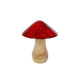 Skulptur -Pilz -Mango 10x10x12 cm