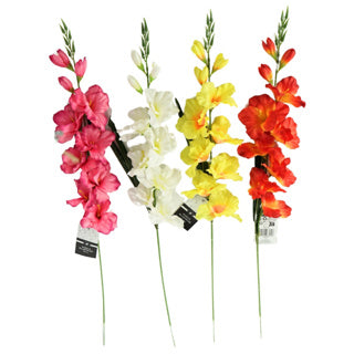 Kunstblume Gladiolus assorti 79 cm