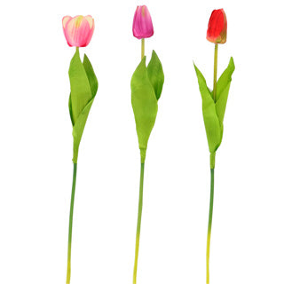 Kunstblume Tulp 53 cm 2 Assorti
