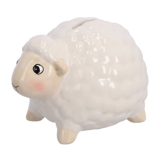 Geldbox Schaap 2 Assorti 12x10x9 cm
