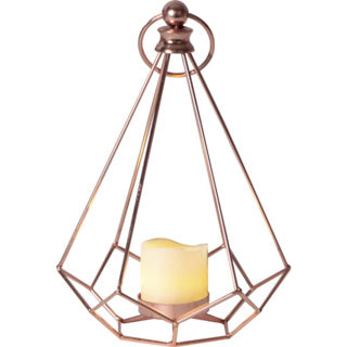 Laternenkante mit LED -Kerze 23,5 cm