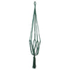 In der Stimmungskollektion Pot Halter dunkelgrüner Makrame 110 cm