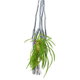 In der Stimmungssammlung Pot Halter Blue Makrame 110 cm - afbeelding 2
