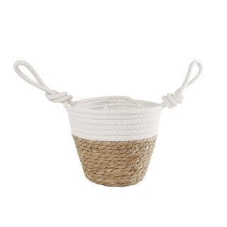 Band Blois S Naturel Riet Creme Baumwolltopf 15 18x12x29cm