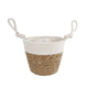 Band Blois M Naturel White Riet Pot
