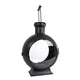 Lantern Berend antikes schwarzes Glasmetall