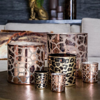 Relieflicht Desiree Giraffeprint Pink 15 cm
