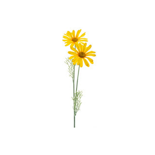 Kunstblume Daisy gelbe Seide 56 cm