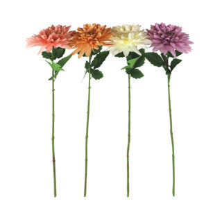 Künstliche Blume Dahlia 4 Assorti