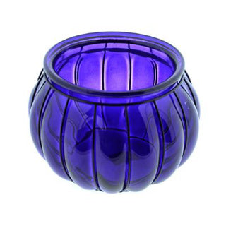 Vase mit Metallrahmen 30 cm lila
