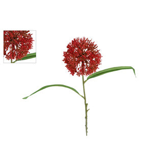 Künstliche Blume Allium Kugel orange pe 55cm | 2 Stk