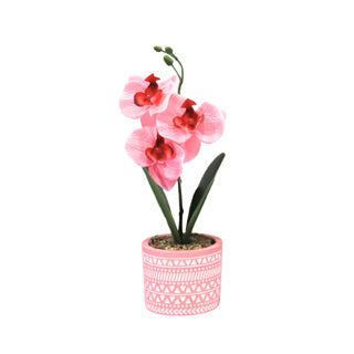 Kunst Orchidee in Topf 28 cm 6 Assorti