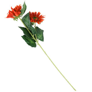 Kunstblume Gerbera Orange 80 cm