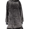 Andere Marken Hoodie Plaid Sherry 70x110 cm Holzkohlegrau