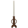 Candlestick Fine Irenware Brown 10x4.5x21,5 cm