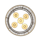 Daan Kromhout Ariana Lantern Black Gold - afbeelding 2