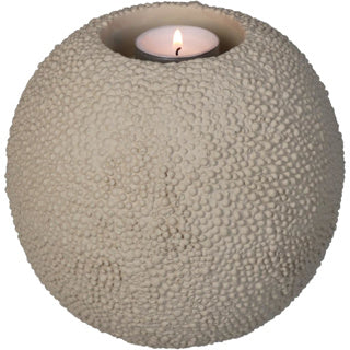 Teelichthalter Beton Elfenbein 15x15x15cm