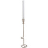 Ksten Kersten Candlestick Metal Beige 8x8x40 cm