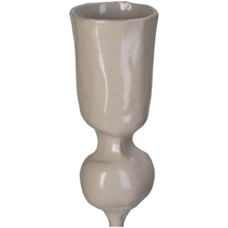 Ksten Kersten Candlestick Metal Beige 8x8x40 cm